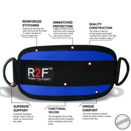 R2F Ankle Straps for Cable Machine Attachments - Pack of 2 Fitness Straps Gym Cuffs for Kickbacks, Glute Workouts, Leg Extensions, Curls, Booty Hip Abductors Exercise for Men and Women