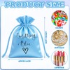 Sunnymove 4 Pcs Wedding Satin Gift Bags, 4x6 Inch Something