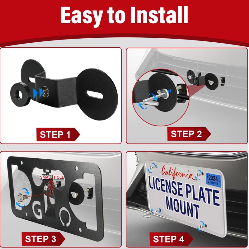 No Drill Front License Frame Compatible with Ford Raptor (3rd