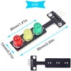 Youmile 5pcs Mini Traffic Light Display Module LEDDC 5V5mm Display