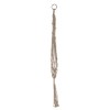 Bloomingville Handwoven Cotton Macramé Plant Hanger, Natural Flower Pots, 2"