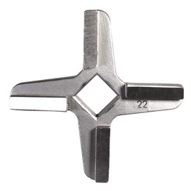 National Band Saw #22 Meat Grinder Knife Set – Durable Replacement Blades Compatible with Berkel, Biro, Butcher Boy, Chop Rite, General Slicing and More – Raised Edge Knife for Commercial Grinding