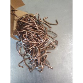 Western Wire Vintage Western Wire No.3 Hog Rings,100 Count Box NOS