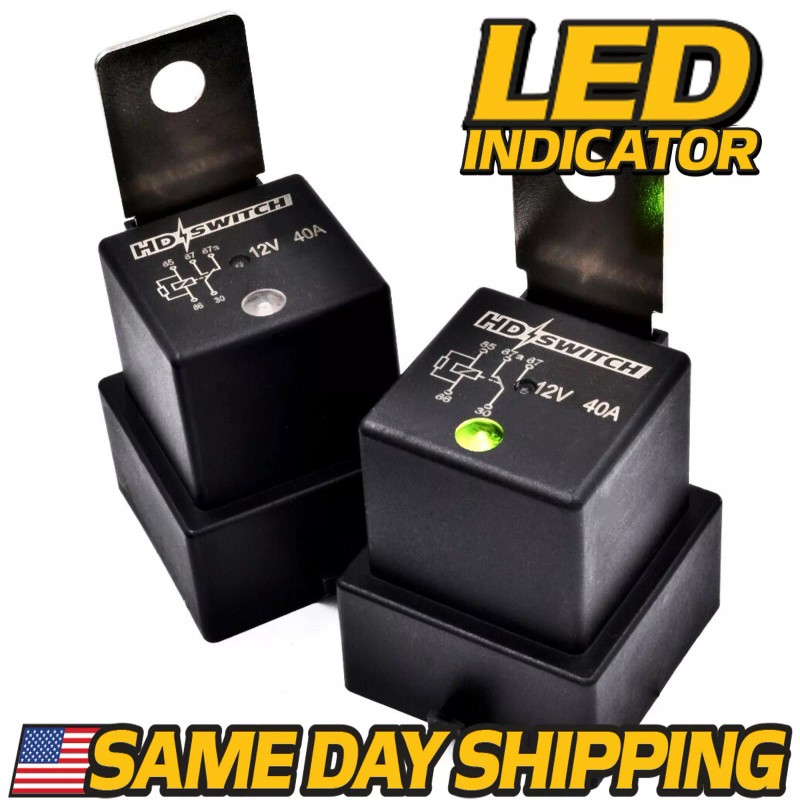 HD Switch (2 Pack) WaterProof Relay fits Hella 4RD-960388-31 -