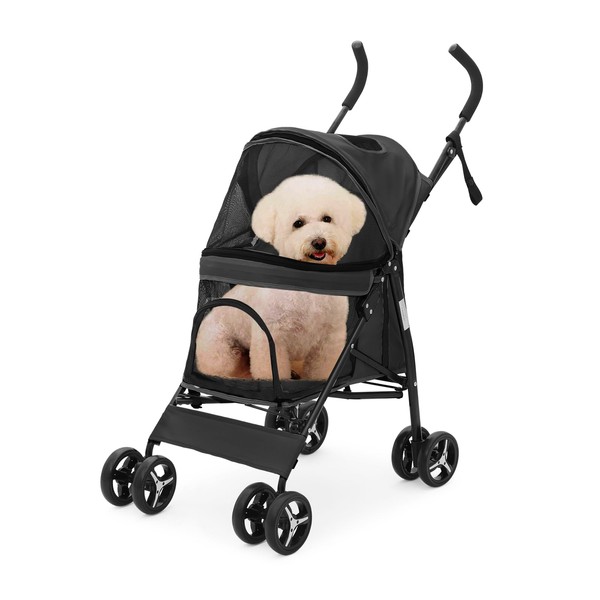 Athena Collection 4 Wheels Pet Stroller Dog Stroller for Medium