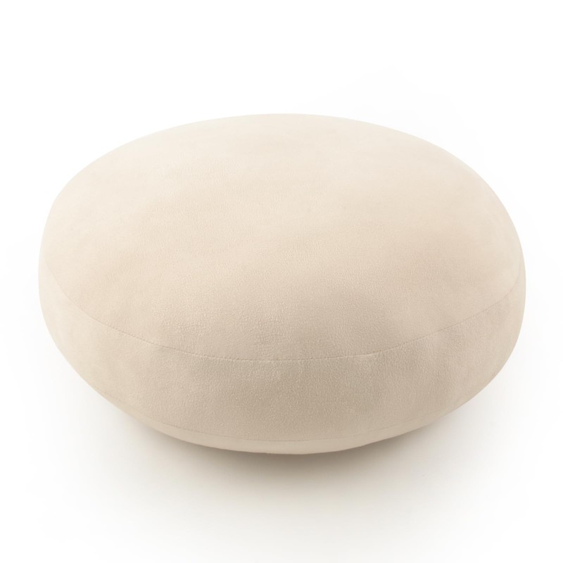 JEMA ジェマ Marshmallow Body Pillow, Round Cushion, Springy Cushion, Puffy,