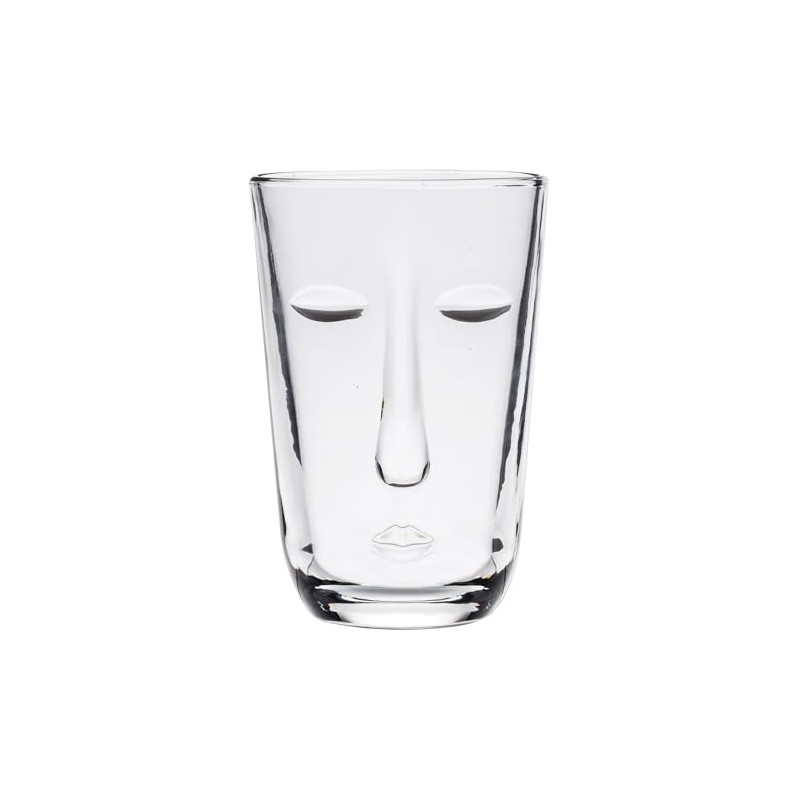 Abbott Collection Resting Face Hiball Glass - 8oz (5.5" H)
