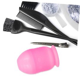 Baluue 2pcs Hair Dyeing Shaker Bowls Professional Mixing Cups with Measuring Scale for Precise Color Mixing Durable for DIY Hair Coloring Salon