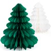 Kiiwah 6 Piece Christmas Tree Decoration Paper Set, Small Christmas
