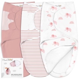 Mama Cheetah Baby Swaddling Bag, Organic Swaddling Blanket, Swaddling Bag for Newborns, Sling Wrap, Adjustable, Easy Swaddling, for Boys and Girls from 0 to 3 Months