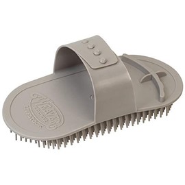 Weaver Livestock MASSAGE BRUSH, GRAY Grey
