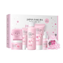 Sakura Skin Care Sets & Kits, Girls Pamper Set, Face Care Sets For Women, Teenage Girls Gifts - Japanese Skincare (500g, Saruka)