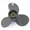 CAPTAIN 9 1/4x11 3 Blades Outboard Propeller fit Honda Yamaha