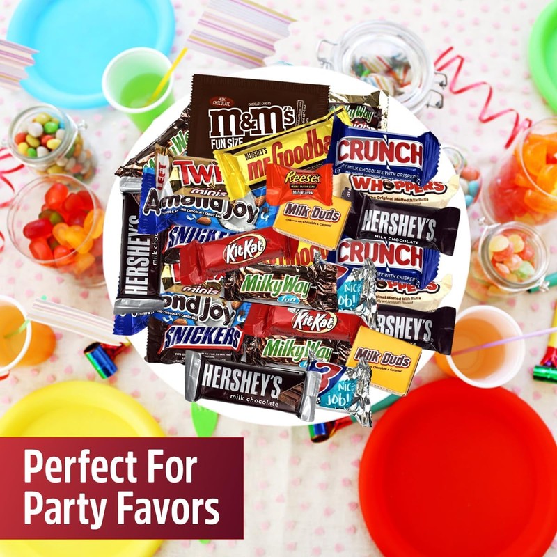 Chocolate Candy Variety Pack, Bulk Chocolate Candy For Parties, 5