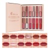 Set De Labiales Líquidos Mate Kaisasa con 12 Colores de