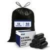 Plasticplace W13DSBKJR 13 Gallon Trash Bags │ 1.2 Mil │