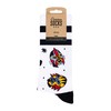 American Socks Half Leg Socks with El Fighter Print One