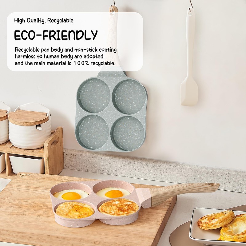 RIOVARM Induction Omelet Pans Pink