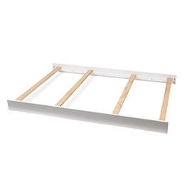 Full-Size Conversion Kit Bed Rails for Westwood Design Convertible Cribs - Solid Wood Rail - Toddler and Adult Bed Rail for Full-Size Beds - Essential Nursery and Baby Furniture (White, Option 1)