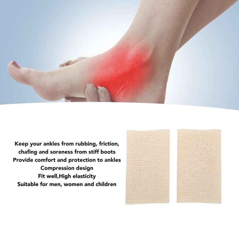 Ankle Gel Sleeves for Figure Skating, Ice Hockey, Roller Skating,