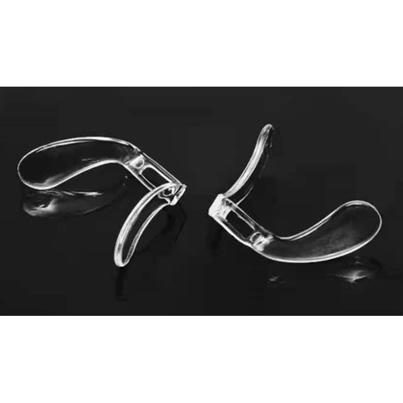 PERFFITT Clear Transparent ABS Rubber Silicon Conjoined Saddle Anti-Slip Nose