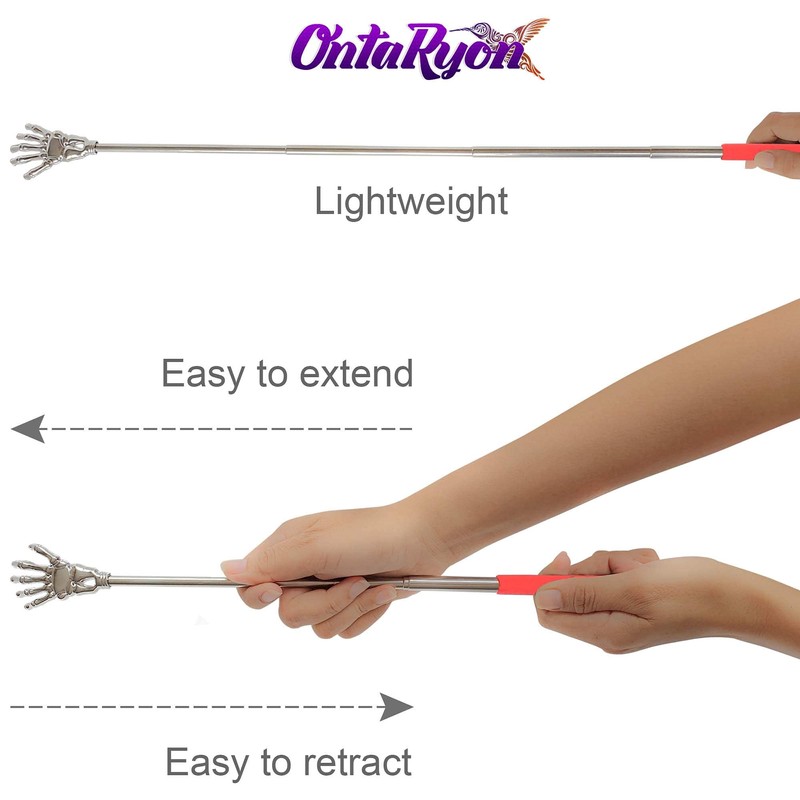 OntaRyon Telescopic Back Scratcher Gift Idea for Men and Women