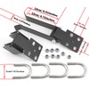 Chain Link Fence Double Gate Latch for 1-3/8" Gate Frame