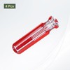 HARFINGTON 4pcs Pre-Drilled Blank Screwdriver Tool Handles 5.3mm Hole 80mm