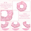Embellished Sparkly Pink Crystal Scrunchie Hair Tie 2 Pack Pink