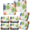 Hosuly 8 Pcs Spring Dahlia Sofa Cushion Cover for Patio