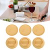 6pcs Wine Glass Charcuterie Topper Mini Charcuterie Board Coasters Appetizer