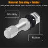 GEARZAAR 10x Stainless Steel Wheel Tire Valve Stems Hight Pressure