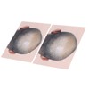 Man Bald Micropigmentattion Practice Skin Silicone Hairline Microblading Practice Pads