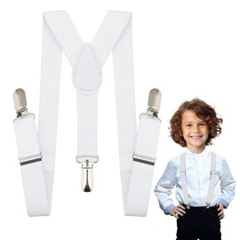 Kids Suspenders,Boys Suspenders,Toddler Suspenders,White Suspenders,Old Man Costume for Kids,Tuxedo Suspenders,50s Outfit for Boys,Boys Suspenders Ages 4-12,Kids Suspenders Boys,Wedding Clothes