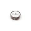MT Washi Masking Tape Grey Red 1 Roll