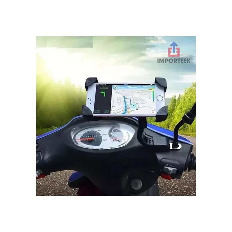 Importeek Soporte Base Sujetador De Celular Universal Bicicleta Motos