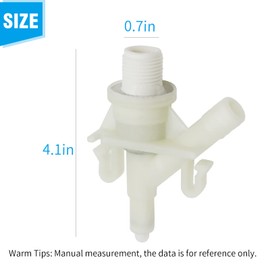 Anxingo 385311641 Toilet Water Valve Kit for Dometic 300 310 320 Series Pedal-Flush Toilet Models for Camper Trailer Toilets Repair Kit