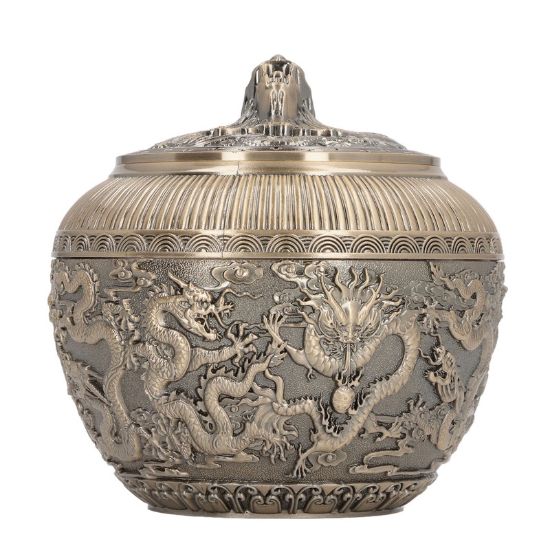 Tea Canister Metal Loose Tea Storage Container Airtight Tea Bag