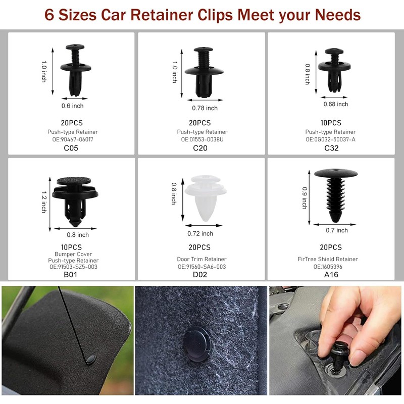 GLK 248pcs Trim Removal Tool, Pry Tool, Door Panel Radio/Stereo
