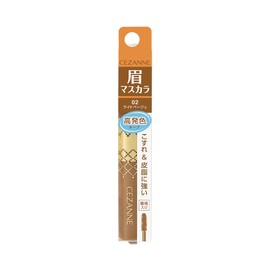 Cezanne Eyebrow Mascara 02 Light Beige 6.3 g Eyebrow Mascara High Coloring Fiber Filled Beige