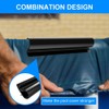 64 Pcs Pool Cover Clips, 2 Shapes Winter Swimming Pool