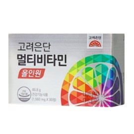 Korea Eundan Multivitamin & Mineral All-in-One Nutrient Vitamin Approximately 1 Month / 고려은단 멀티비타민앤미네랄 올인원 영양제 비타민 약 1개월