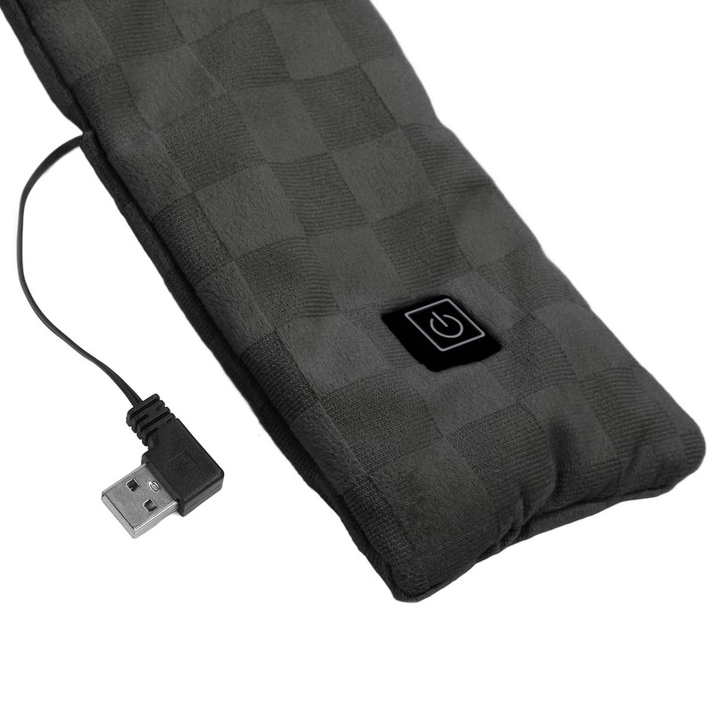 Heated Scarf Soft Washable Electric Heating Scarf USB Powered 3