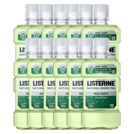 Listerine Natural Green Tea 750ml 12 pieces / 리스테린 내추럴 그린티 750ml 12개