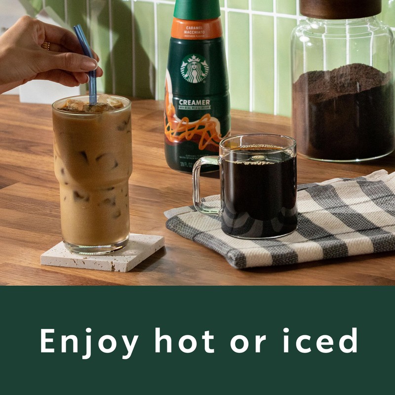 Starbucks Whole Coffee Beans, Dark Roast Hot or Iced Coffee,
