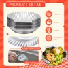 Baderke 50 Pcs Grillable Shells Stainless Steel Reusable All Purpose
