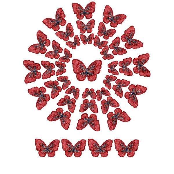 60 piezas de 3 tamaños de bordado de hadas con