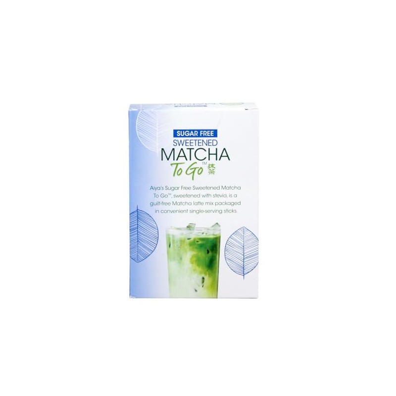Aiya Sugar-Free Matcha To Go Sticks - Premium Japanese Matcha