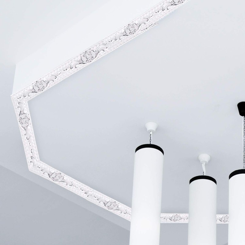 NeatiEase Flexible Molding Trim Wall Trim Self Adhesive, 16.4 Feet