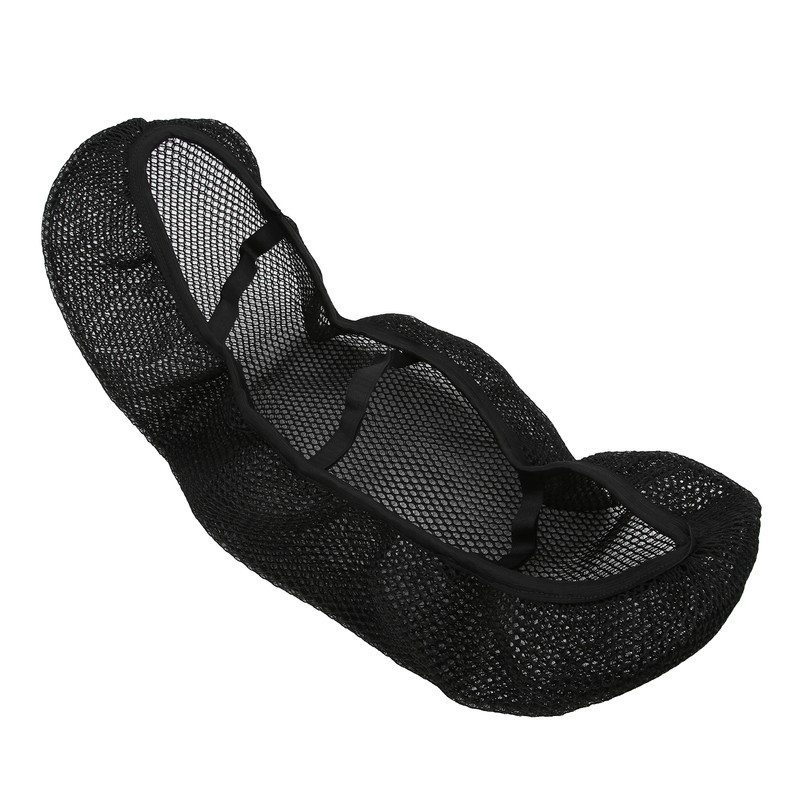 Motorcycle Seat Covers 3 Dimensional Breathable Design Mesh Black Replacement